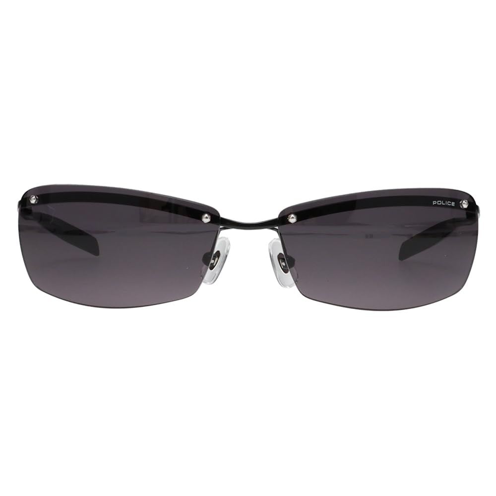 Sunglasses S8167J 0530 62 Reprint bespoke model Bespoke color rimless Rimless Square Japan model [Police] Two-point