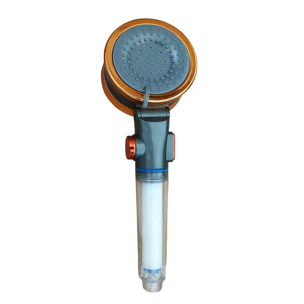 1PC Filter Shower Head Water Purification Handheld Bathing Shower Double-Sided Booster Showers Head Bathroom Accessories