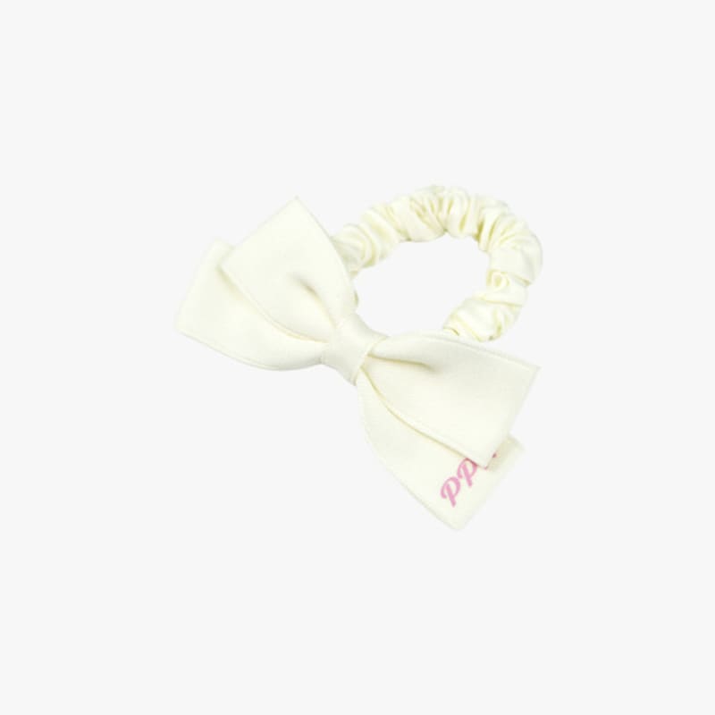 PINK PINEAPPLE [2ea 1set] MARGARET SCRUNCHIE_IVORY