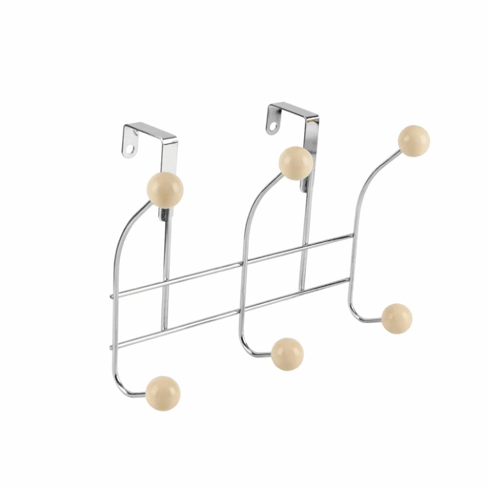 Space-Saving Door Rear Hook Multifunctional Easy Installation Wall-Mounted Hook Elegant Portable Coat Rack Living Room