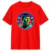 Vintage T-Shirt Summer Stars Treks Spock Ruminations In Neon Novelty T Shirts Cotton Tshirt for Men Y2K Basic Plus Size Top Tees