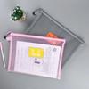1PCS Women Make Up Makeup Bag Organizer Storage Bags Pouch Black Pink Blue Grey Mesh Cosmetic Bag Toiletry Clear Wash Bags Case