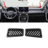 For Toyota RAV4 -2025 Dashboard Air Vent Cover Trim Carbon Fiber Kit