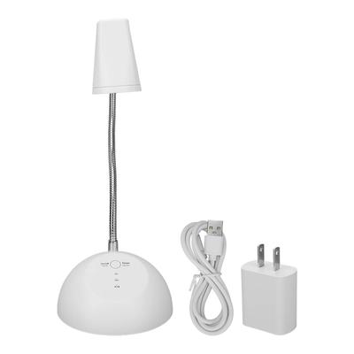 LED UV Nail Lamp for Gel Nails with Gooseneck 2 Timer 18W Rechargeable Cordless Nail Art Lamp