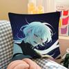 1Pc A Date With D-Death Casper Cartoon Pillow Case Fashion Square Pillowcase Bedroom Sofa Room Ins Decoration Leisure