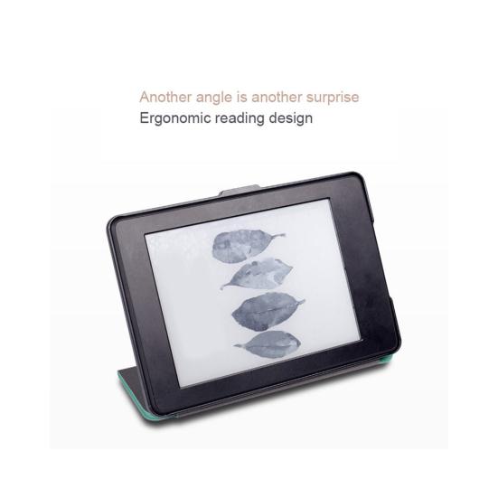 Smart Magnetic Origami Faux Leather Cover Case Stand for Kindle Paperwhite 1 2 3