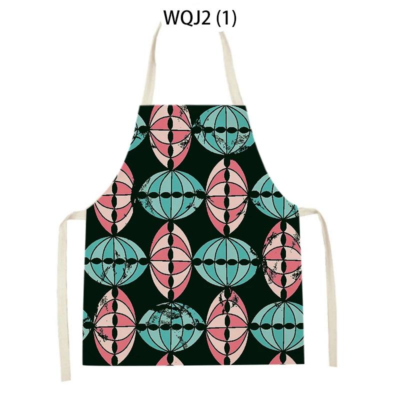 Ärmellose Küchenschürzen für Erwachsene und Kinder, ärmellose Schürzen mit abstraktem Geometriedruck, Back- und Kochzubehör, Reinigungsschürzen