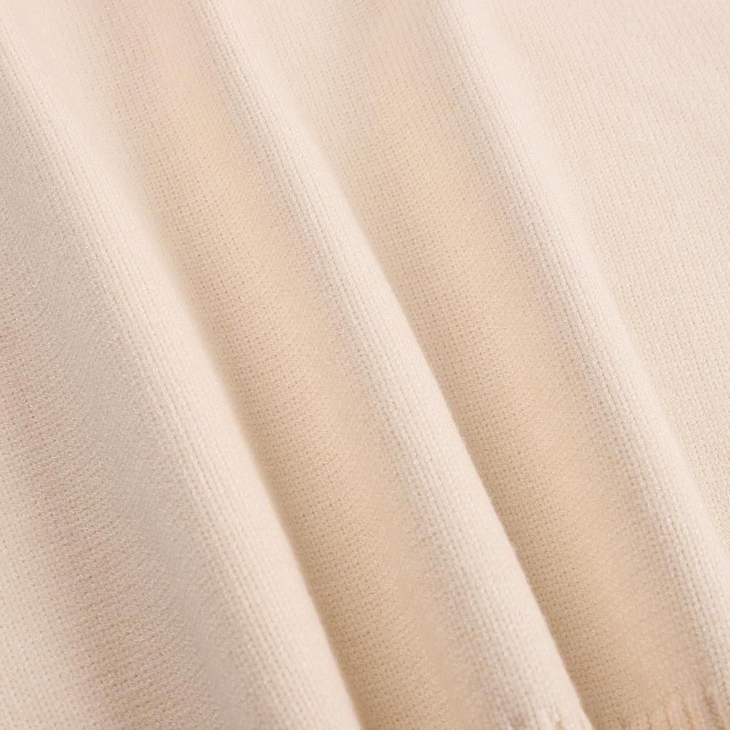 AMI 2025 Classic Couple's High Neck Same Color Flat Embroidered Small Heart Woolen Sweater