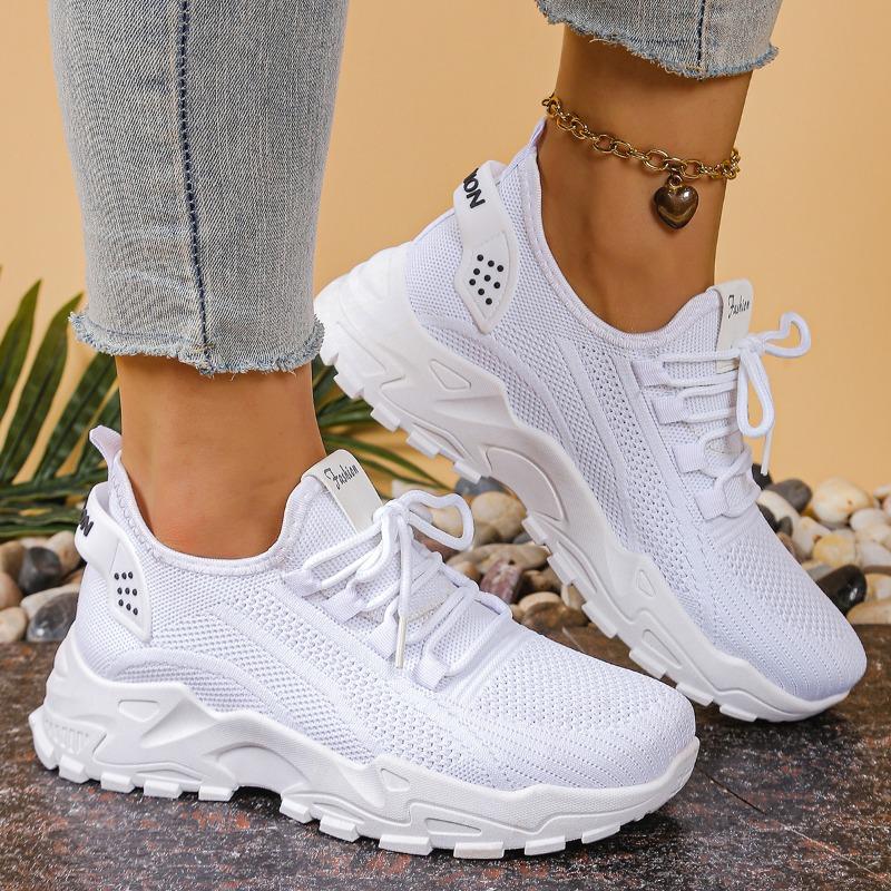Wow shoes women's fashion new mesh breathable sneakers retro little white shoes casual women's shoes
