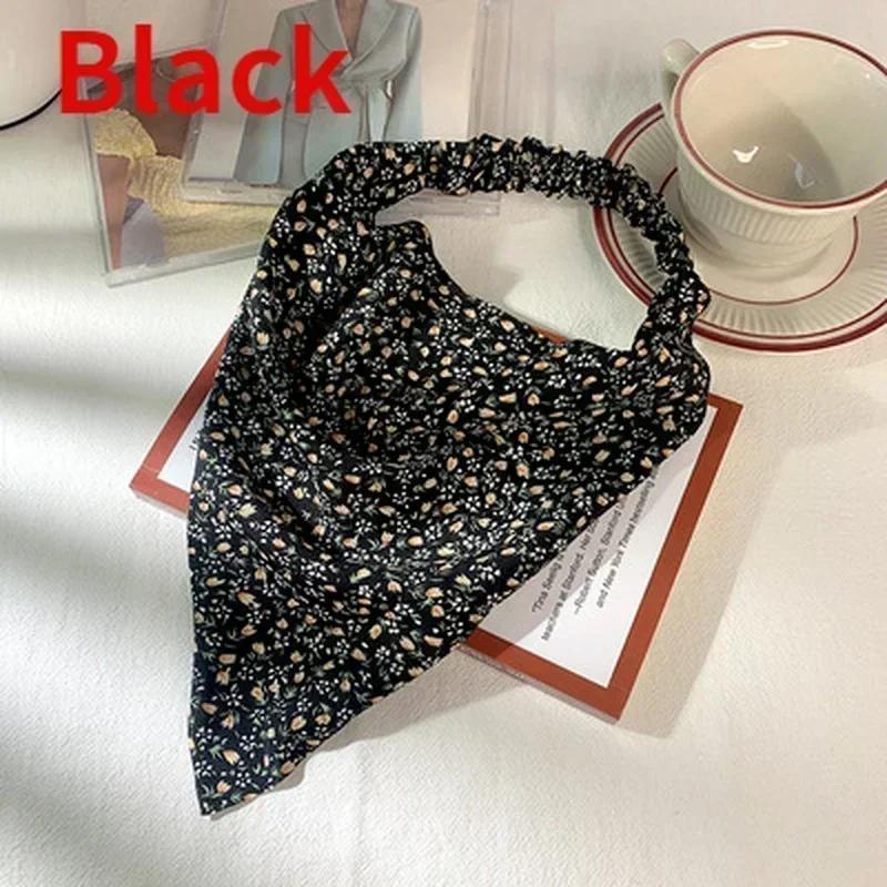 Kreativer Kopfschmuck Sommer Bedrucktes Dreieckiges Stirnband Böhmisches Stirnband Elastisches Stirnband Damen Staubdichtes Kopftuch Geschenke