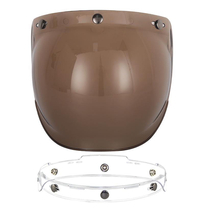 Popular Retro Motorcycle Helmet with Bubble Visor and Frame