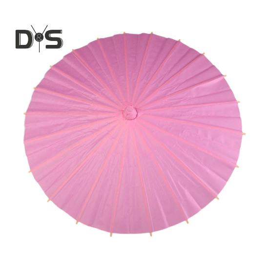 20/30/40/60/85CM Colorful Paper Umbrella Chinese Style DIY Crafts Decorative Oil-paper Painting Umbrella Bamboo Handle Oriental Parasol Party Favors