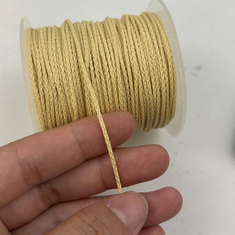 YunDuo Yellow 1.5mm Aramid Kevlar Fireproof Rope