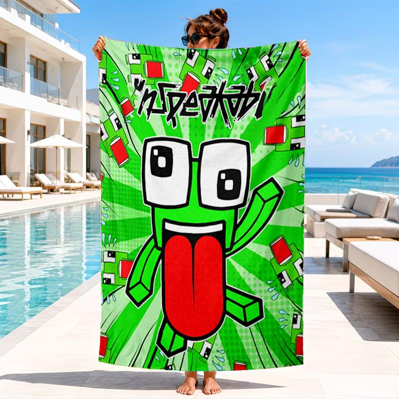 Colorful Game Friends Beach Towel, Microfiber Beach Towel, Perfect For Pool, Beach, Travel, Home Decor Beach Party Fan Gifts