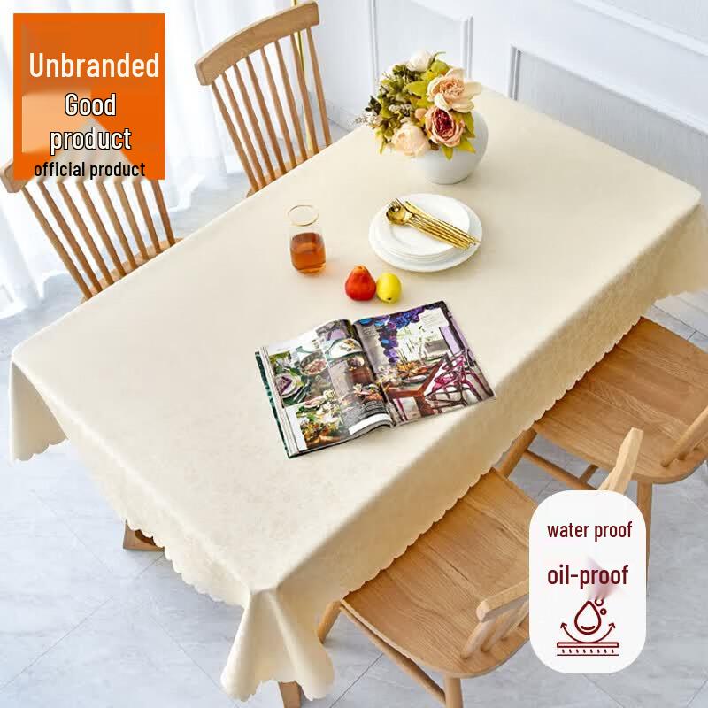 Muji Style Waterproof & Oil-Proof PVC Tablecloth