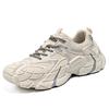 Spring and Summer Mesh Breathable Trendy Shoes, New Thick-soled Trendy Wear-resistant Sports Shoes, Men's Youth Running Sports Shoes
