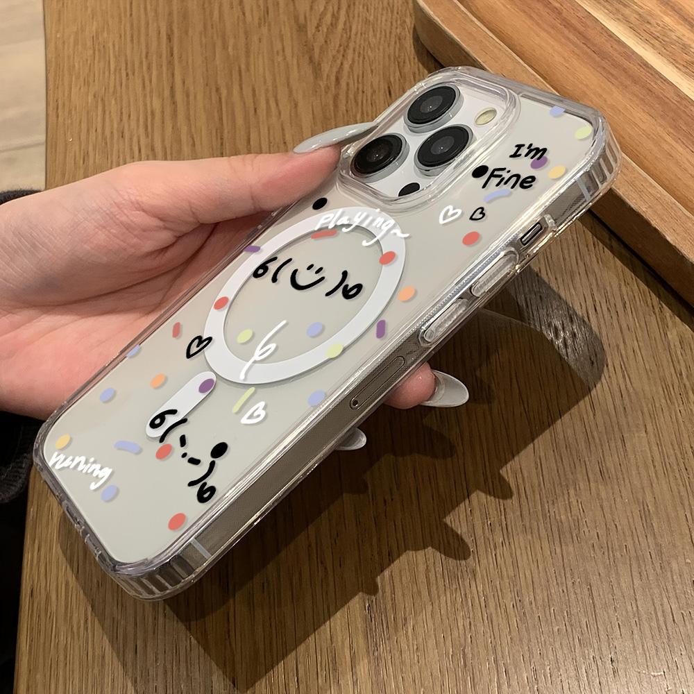 Magnetisk telefondeksel for iPhone 11 12 13 iPhone 13 14 15 Pro 15 16 Pro Max Samsung A15 A16 A25 A26 A55 A56 S25 S24 S22 S23 Ultra S25 Edge