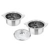 Shabu Shabu Divider Hot Pot Gas Stockpot Cooking Pot for Kitchen Travel