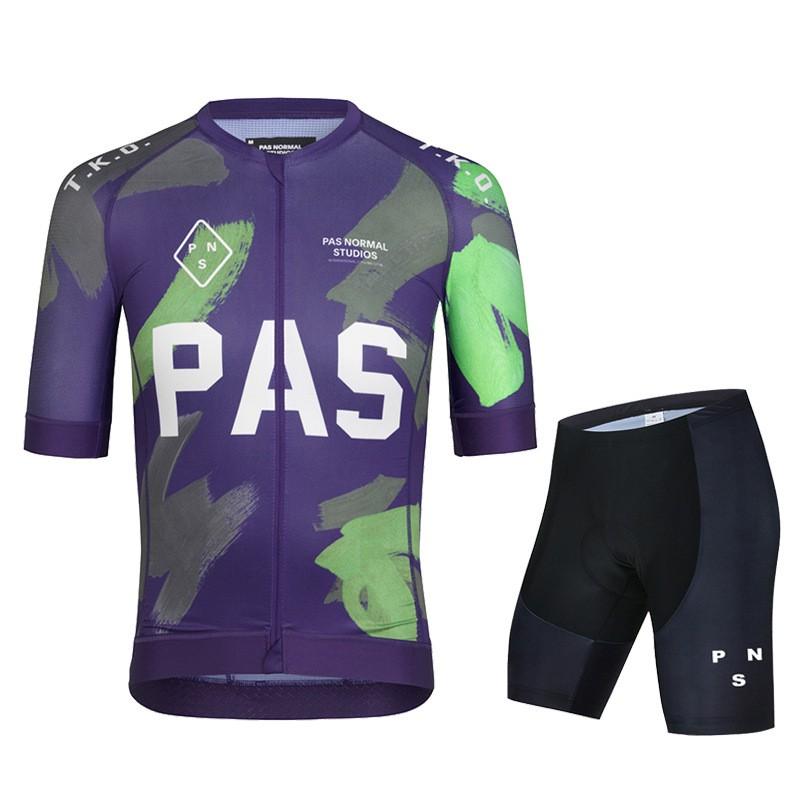Mens MTB Cycling Jersey Set Breathable Quick-Dry Bike Wear Road Trail Riding