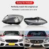 L / R Car Headlamp Cover Transparent Lampshade Headlight Lens Shell For Mercedes Benz W205 2015-2018