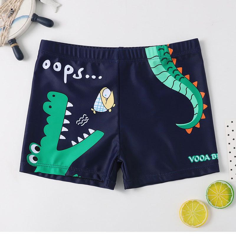 Baby Jungen Badehose mit Cartoon-Print und Schnürung