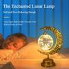 Eid Decoration LED Iron Ramadan Moon Lamp Star Metal Bedroom Table Lamps Night Light Ambient Lighting Muslim Eid