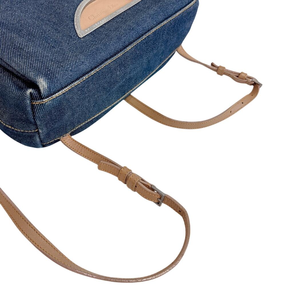 Dior Backpack denim Maris Pearl Backpack Â· Daypack blue denim Used