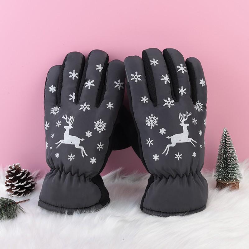 Unisex Winter Verdickte Winddichte Touchscreen Motorradhandschuhe