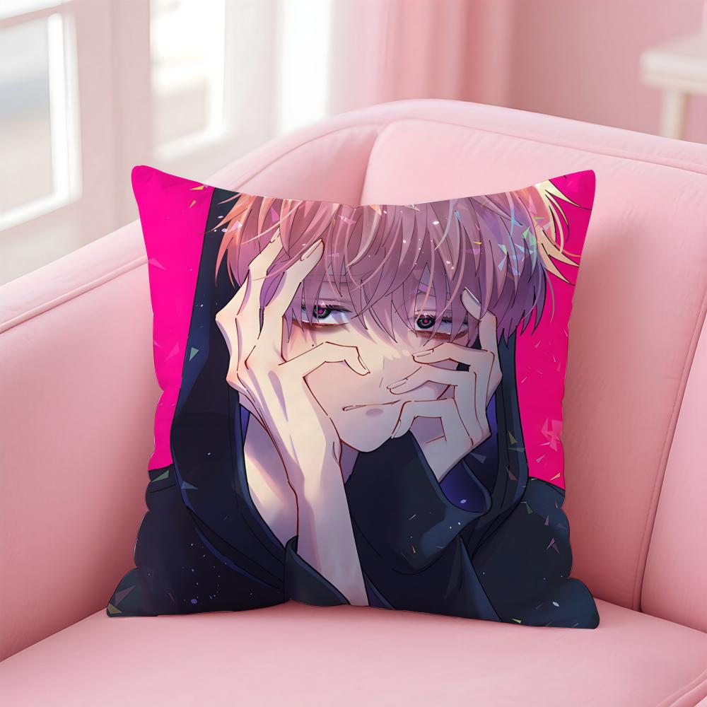 Tamon-Kun Ima Dotchi! Cushion Cover Comfortable Reversible Pillow Cover Ideal For Car Sofa Bedroom & Beyond