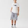 Fila T Shirts Men's White Crew Neck Moderate Straight Fit F51M228175FWT