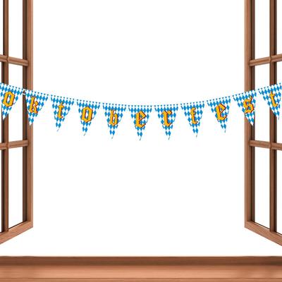 1 Satz M unich Oktoberfest Feier Banner Bierfest Wimpelkette Wimpelbanner Deutsch Themenparty Dekoration Partyzubehör