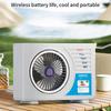 5-Speed Adjustable Portable Air Conditioning Fan, 3-Speed Lighting, 1-2 Speed Gentle Wind, 3-4 Speed Cool And Comfortable, 5 Speed Strong Wind