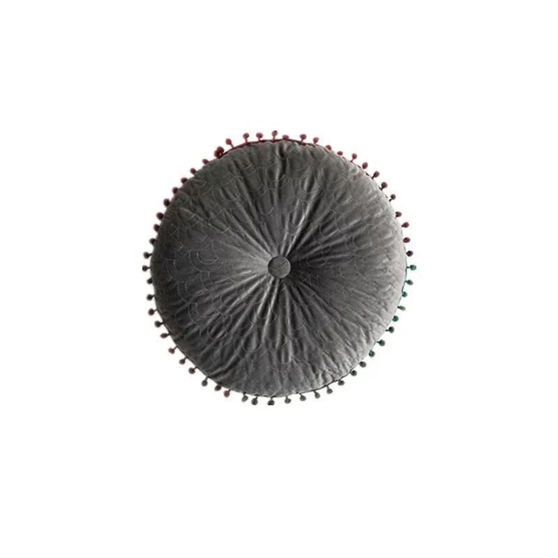 

Round Cushion Home Decorative Sofa Cushion Bed Chair Floor Coussin Soft Seat Pillow Pad Murakami Pillow / Floor Cushion 40x40cm