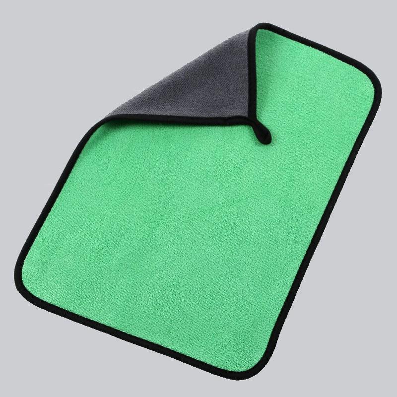 Thick Coral Fleece Double-Sided Car Wash Towel - High-Density, Absorbent Cleaning Cloth