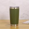 Tazza da Birra in Acciaio Inossidabile Rivestita a Polvere da 20oz a Doppia Parete con Isolamento Sottovuoto