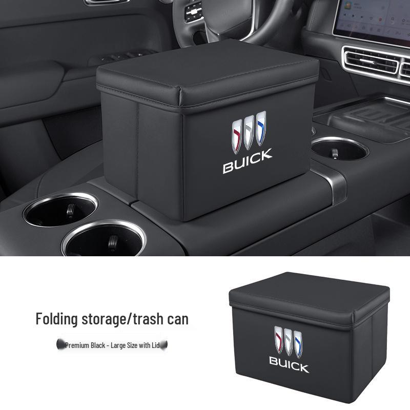 Folding Trash Can and Storage Box for New Buick Envision Plus/GL8/E5s/GS
