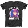 Anime Gifts for Teen Girls Just A Girl Who Loves Anime T-Shirt TiuH Sweatshirt Hoodie Longsleeve Tank Top Mens Womens Black