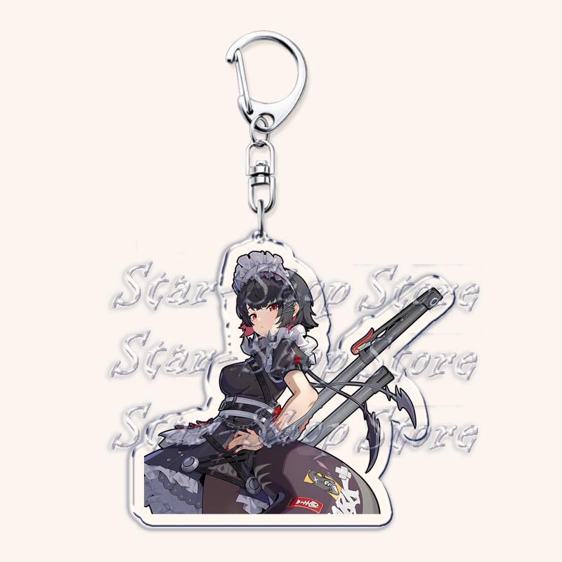 Hot Zenless Zone Zero Keychains for Womens Accessories Bag Ellen Joe Bangboo Miyabi ZZZ Anby Jane Doe Nicole Keyrings Fans Gifts