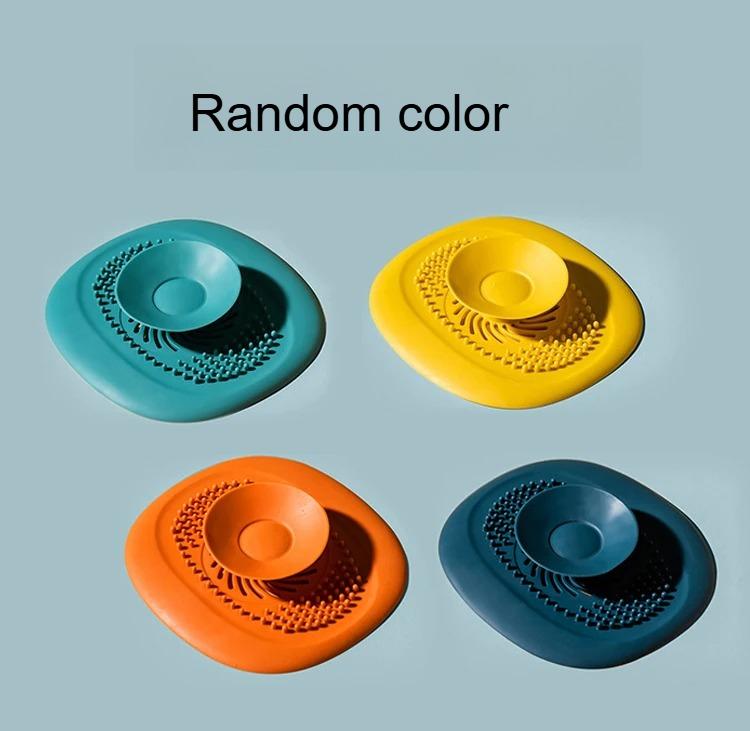 Sink Plug Bathroom Hair Catcher Stopper Silicone Shower Floor Drain Cover Filter Deodorant Anti-clogging Kitchen Drain Strainer