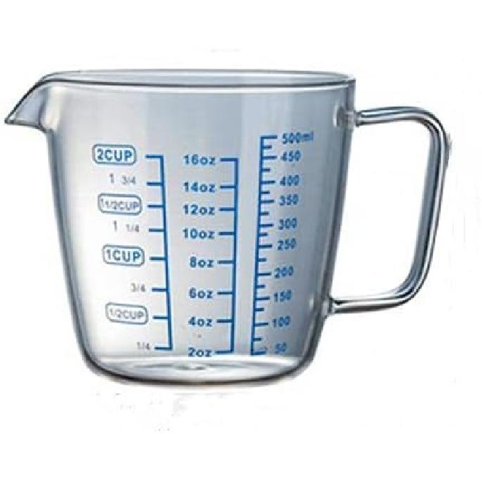 250ml 500ml Heat-resisting Glass Measuring Cup Milk Scale Microwave Measure Jug (250ml)