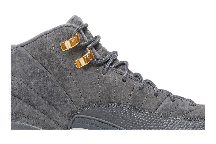 Kids' Sneakers Jordan 12 Retro Dark Grey (GS) Dark Grey/Dark Grey-Wolf Grey