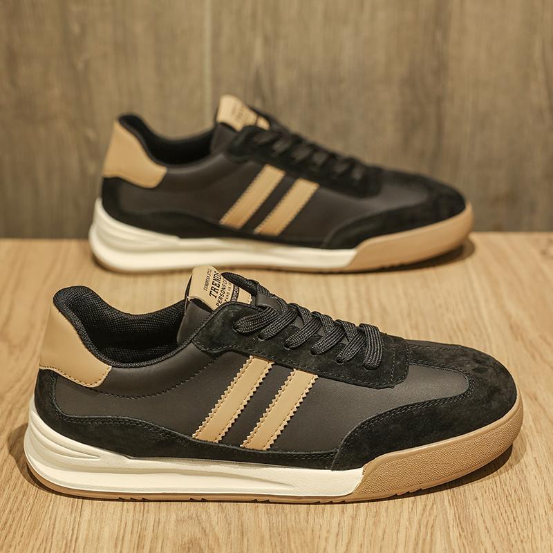 Fashion Leisure Walk Casual Leather Shoes Mens Walking Shoes New Arrival Breathable Tenis Masculino Lightweight Outdoor Casual Sneakers