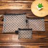Portable Mesh Cosmetic Bag - Heart Design, Small Size for Lipstick and Cards