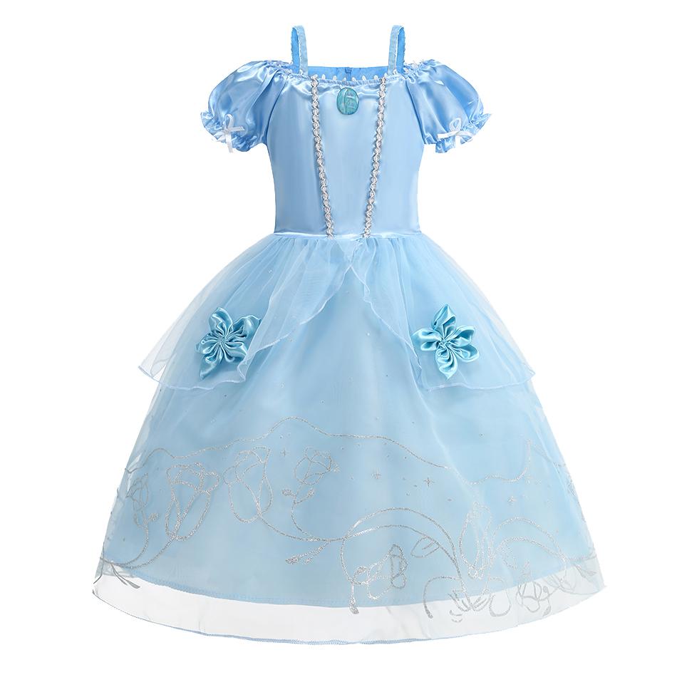 Vestito per Bambina Floreale Festa per Bambini Costume da Principessa Bambini Halloween Carnevale Vestito Vestiti per Bambini