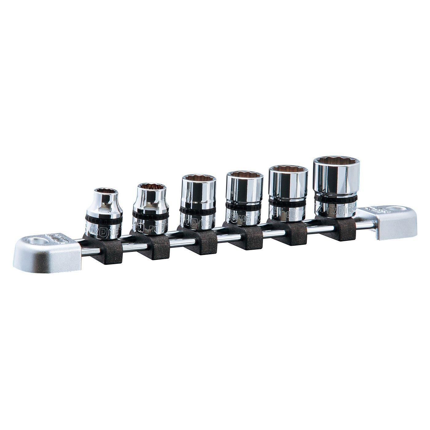 

Kyoto Machinery Tools (KTC) Nepros Socket Set NTB306WA Drive Angle: 9.5mm 6 pieces 1 set