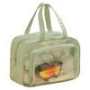 Waterproof Fitness Travel Bag - Large Capacity, Wet/Dry Separation, Thickened Transparent Portable Handbag