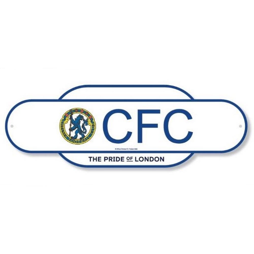 Chelsea FC Retro Years Crest Door Sign