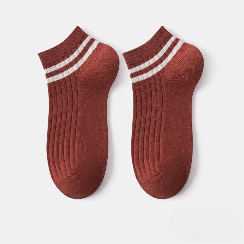 Summer Thin Section of Short Women's Cotton Socks Summer Solid Colour Cotton Socks Anti-odour Women's Socks Cotton Socks