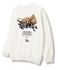 TI.GLAKE Cat Sheaf Sweatshirt Oatmeal [Fleece Lining]