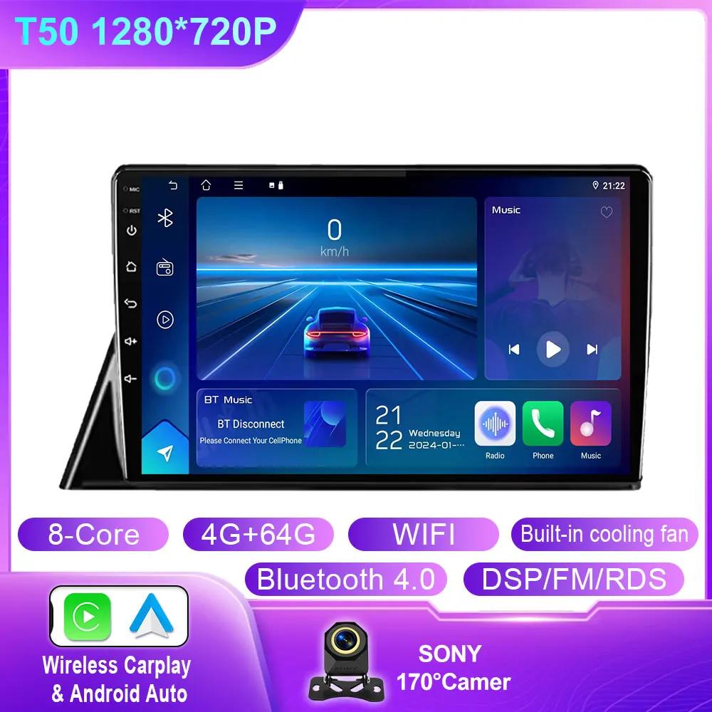 Android 14 For Toyota Sienta 2016 - 2019 Car Radio Multimedia Player GPS Navigation LTE 8 Core Head Unit WIFI 4G BT No 2 Din DVD